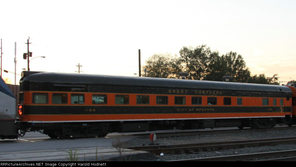 Private passenger car on AAPRCO special train 956